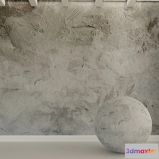 1557475 - Concrete wall. Old concrete. 90 3D Max