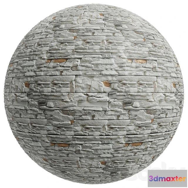 1559383 - FB434 White facade decorative stone 3D Max