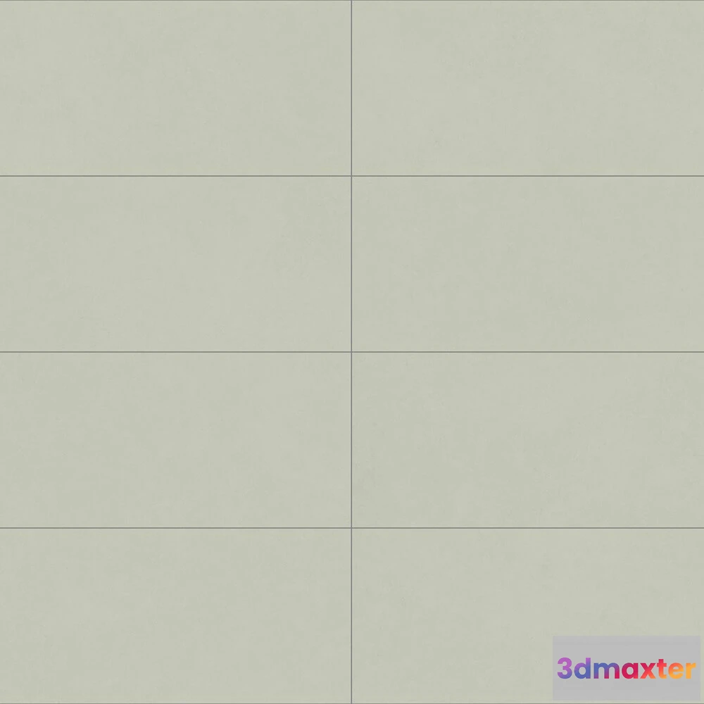 1673806 - VIVES - Wall Tiles White Body Concrete Effect 3D Max