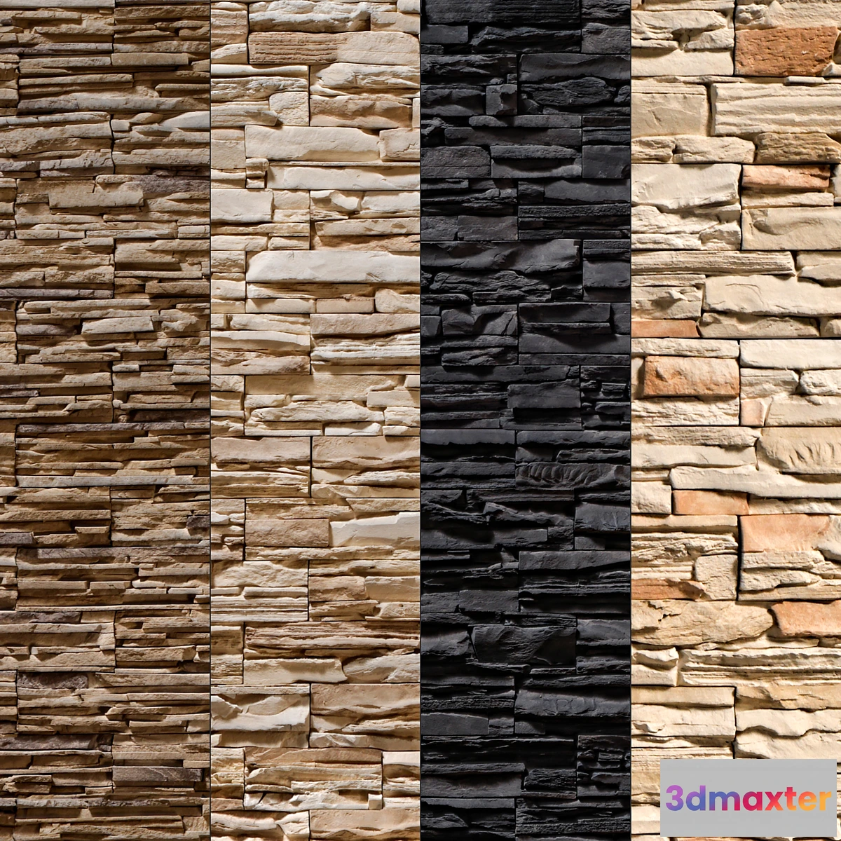 576524 - Stone Walls set 8