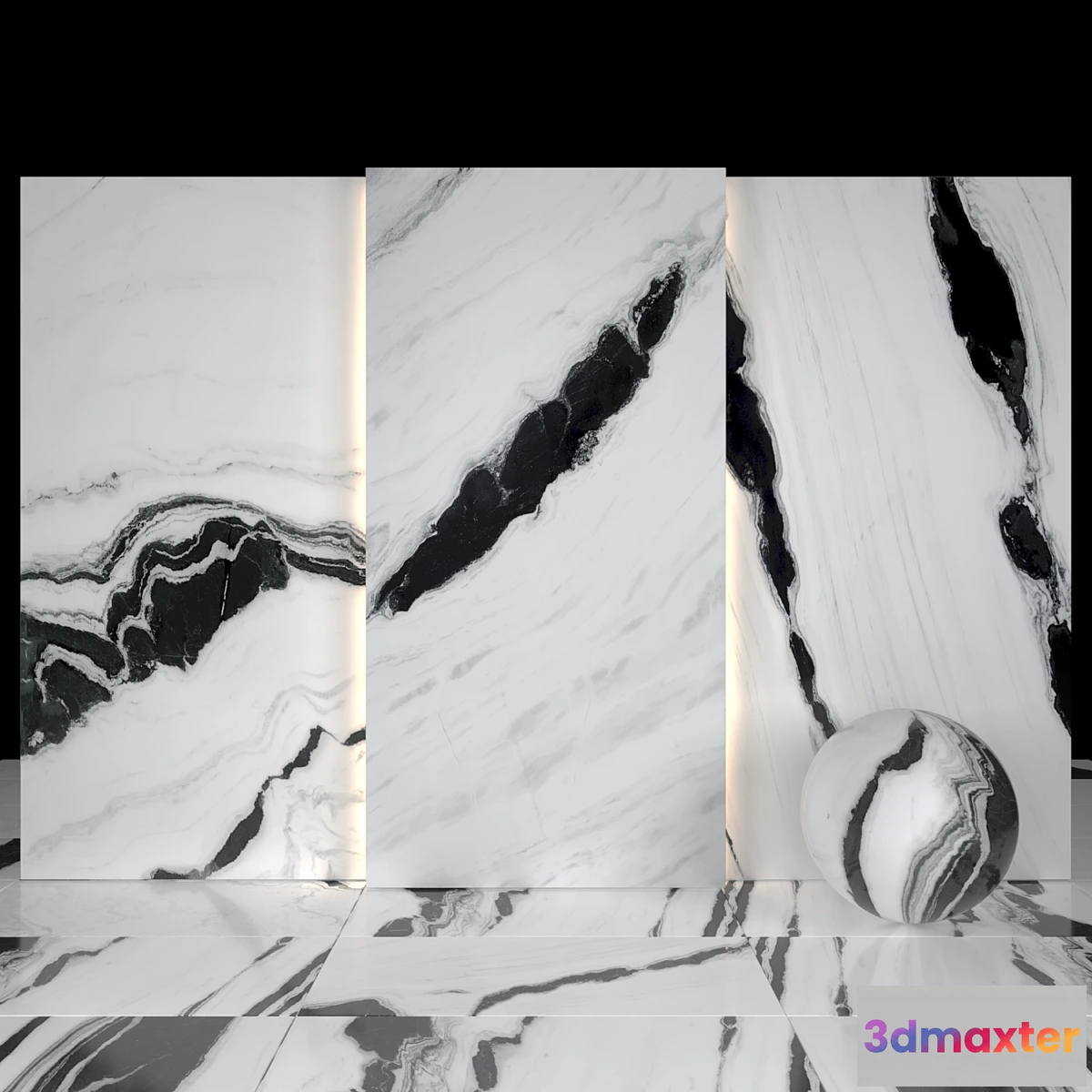 619101 - Panda Marble 01