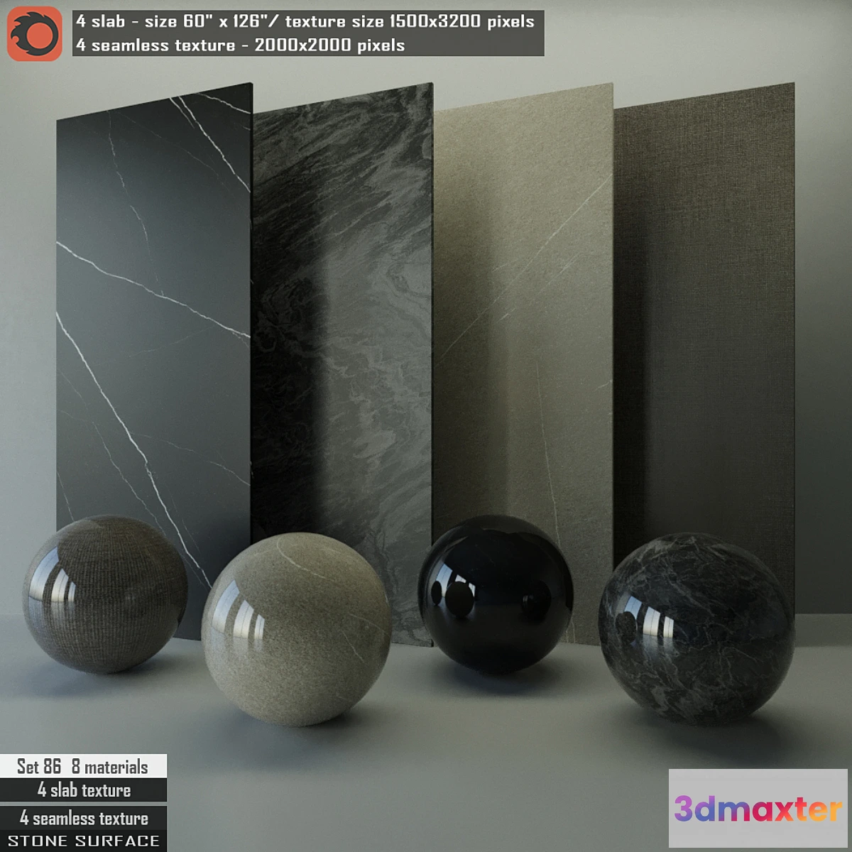 656675 - Stone Slab & Seamless texture Set 86