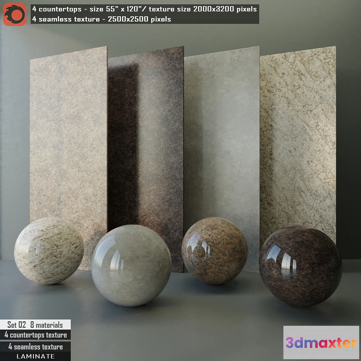 664241 - Laminate countertops & Seamless texture Set 02