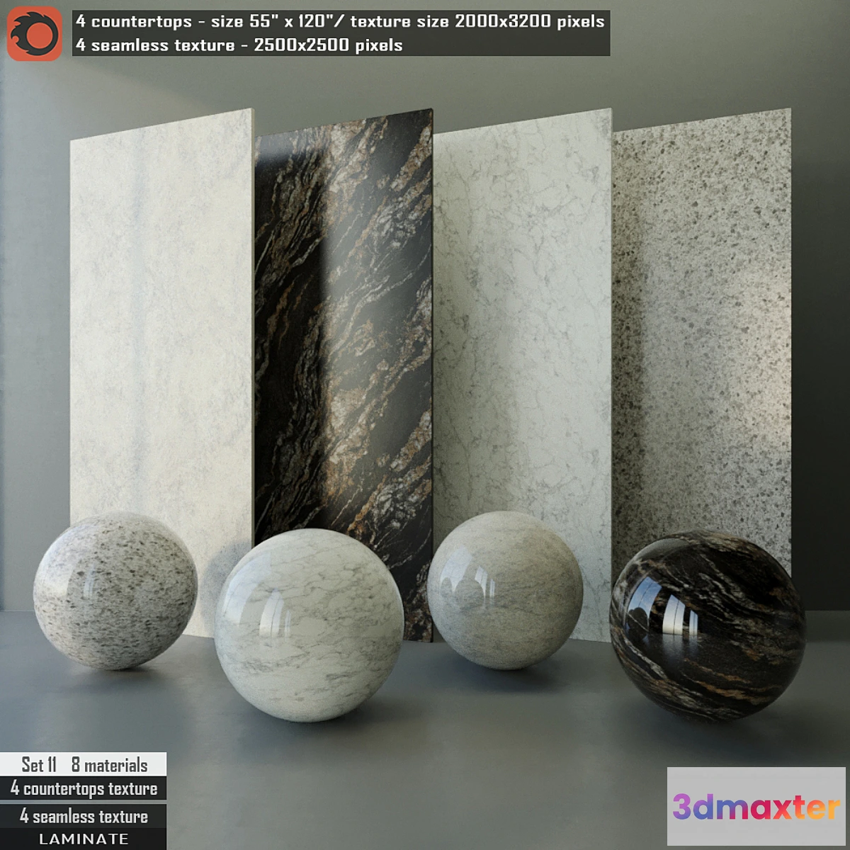 664243 - Laminate countertops & Seamless texture Set 11