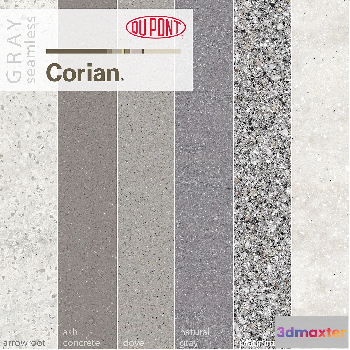 668427 - Dupont Corian Kitchen Countertops Gray 1