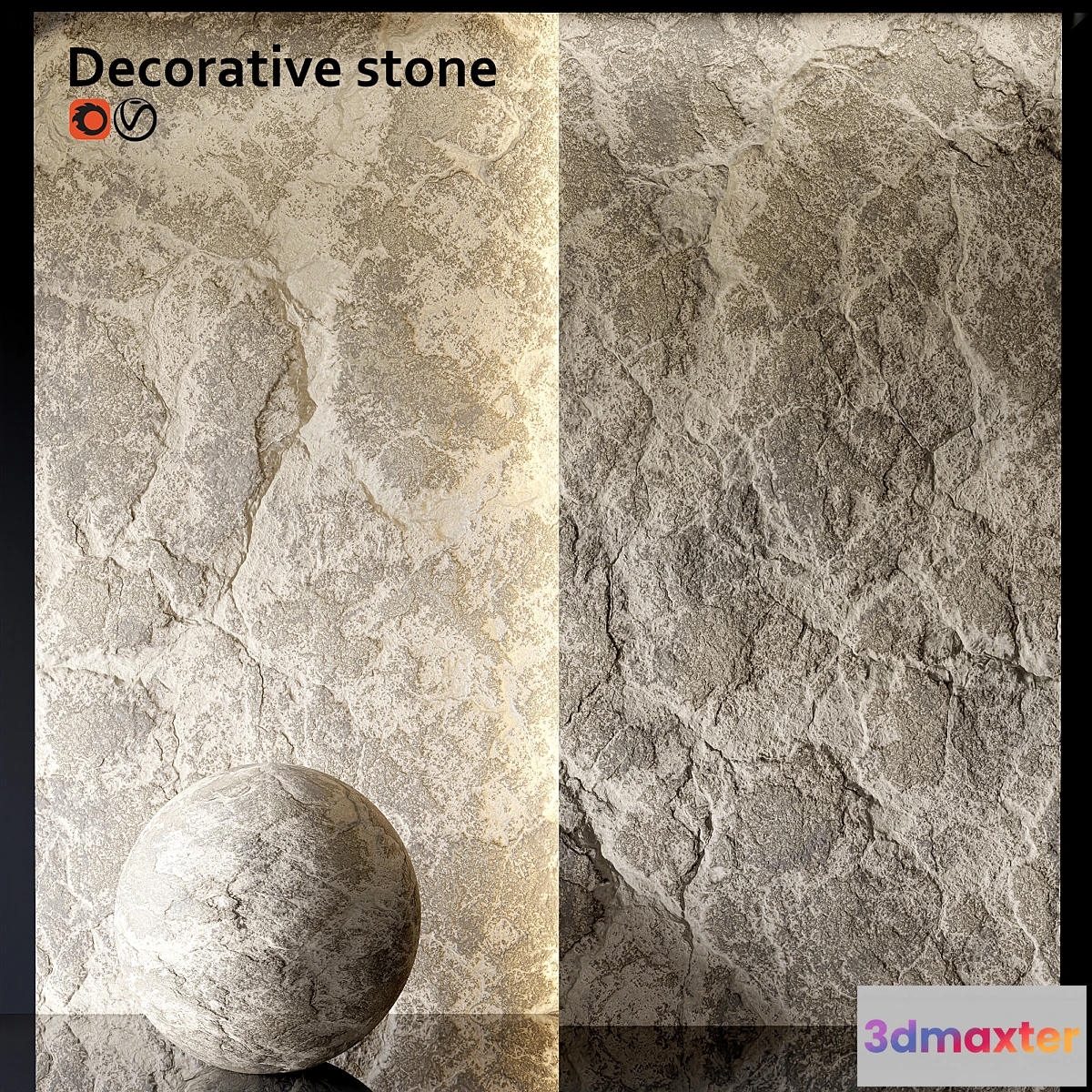680708 - Decorative stone wall 4k