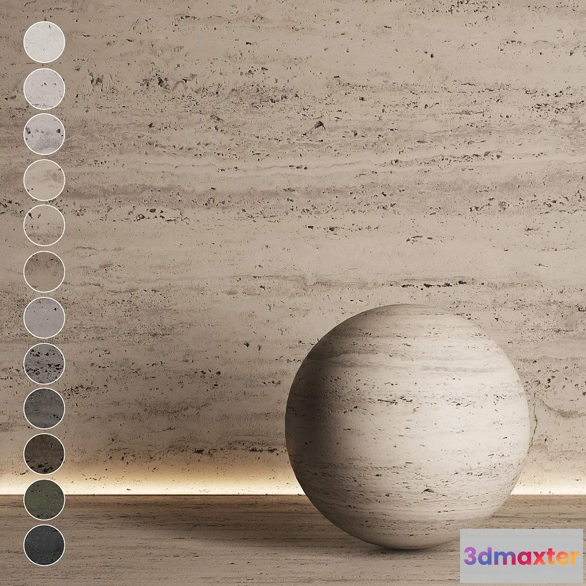 685294 - Travertine stone of different shades №3