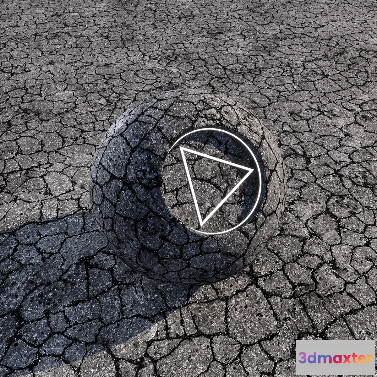 685326 - Cracked asphalt  Seamless  PBR