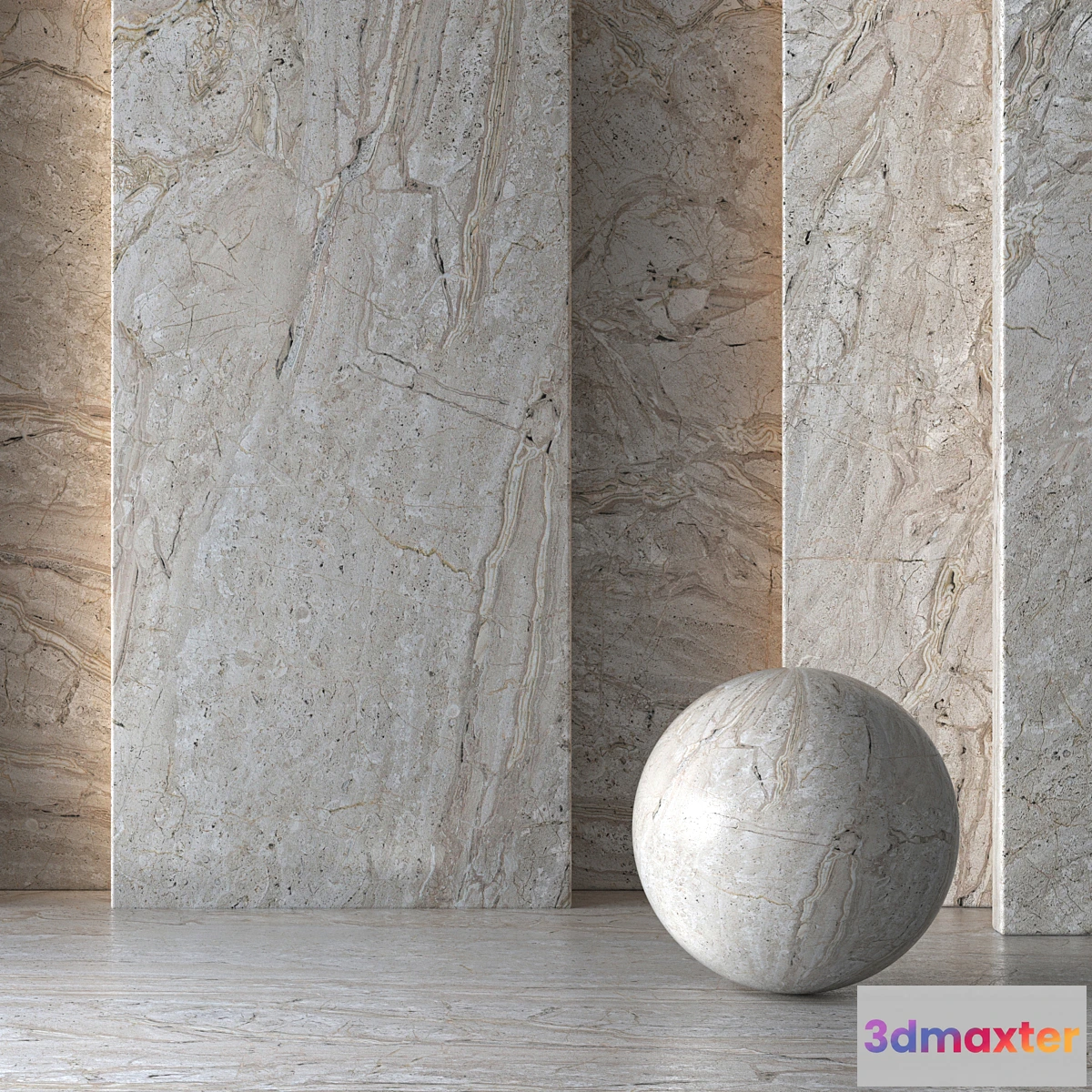 701444 - Cream Marble Material 8K (Seamless Tileable) No 101