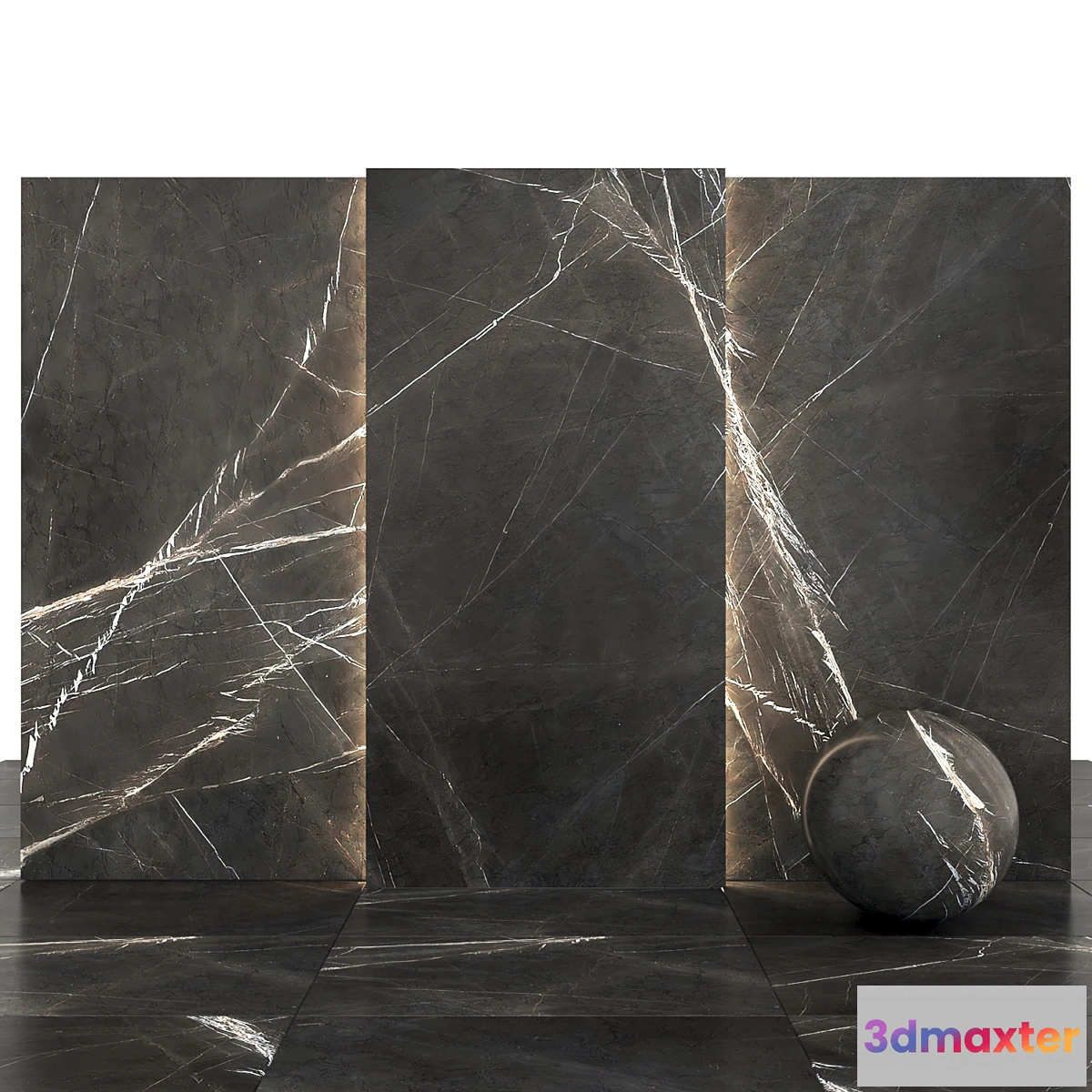 721368 - Marquina gray marble - No.2