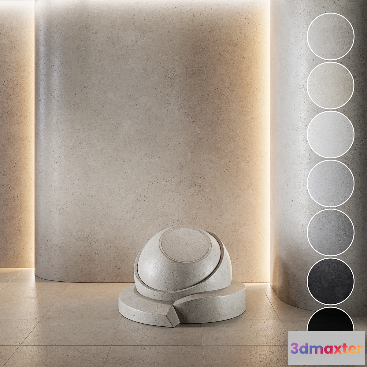 779179 - decorative plaster  Concrete set (seamless)  05 - No.2