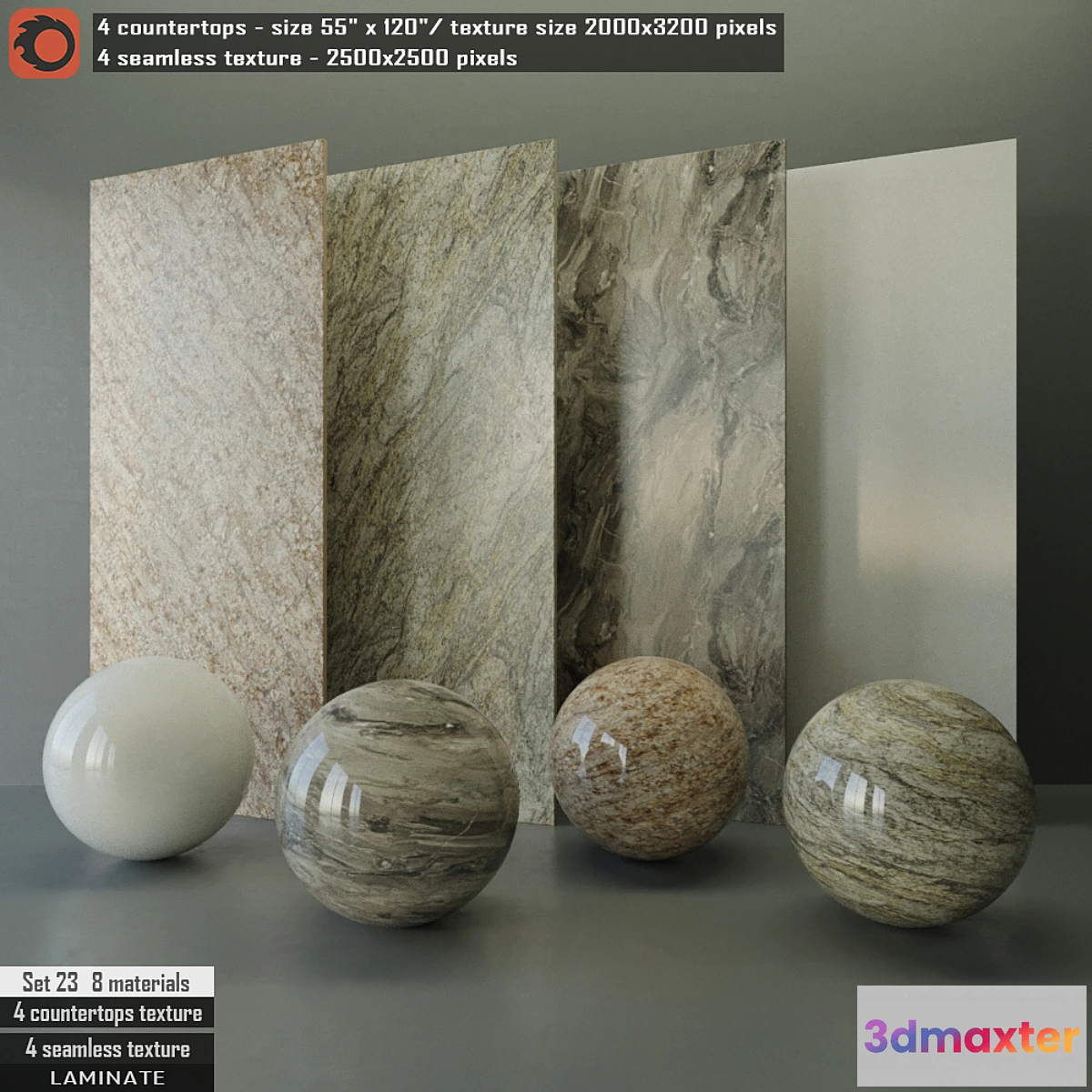 818838 - Laminate countertops & Seamless texture Set 23