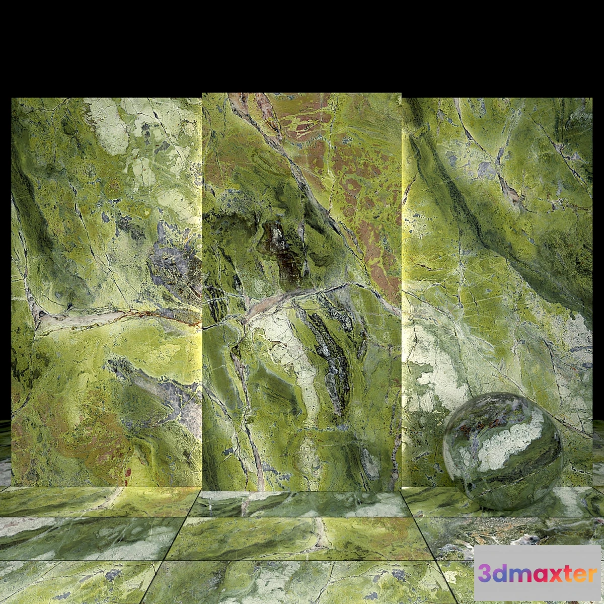 858597 - Brilliant Green Marble 02 - No.4