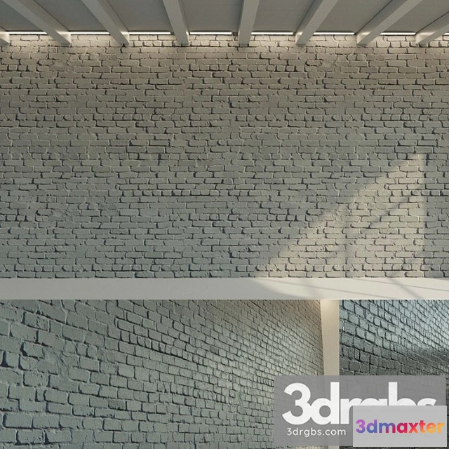 999444 - Brick old painted.