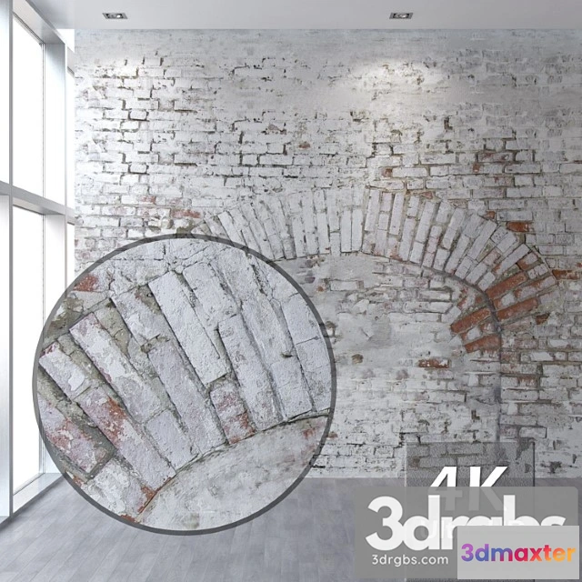 999454 - Brick wall 59 (with a blocked arch)