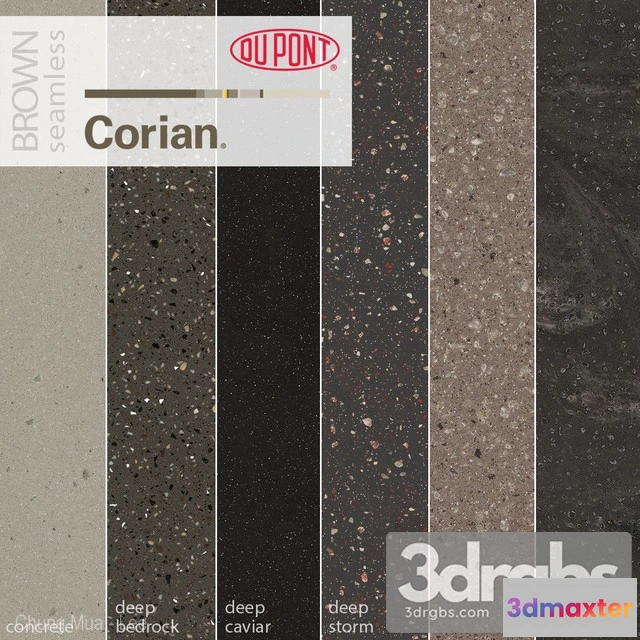 999598 - Dupont Corian Kitchen Countertops Brown 3