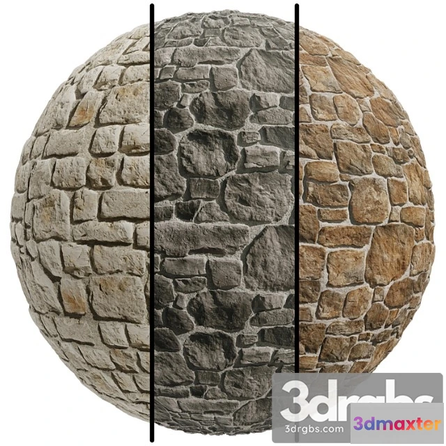 999634 - Fb355 Stone Facade Coverings Java 3mat Pbr Seamless 1