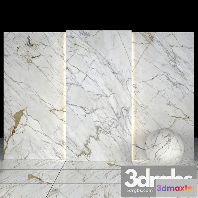 999654 - Golden White Marble