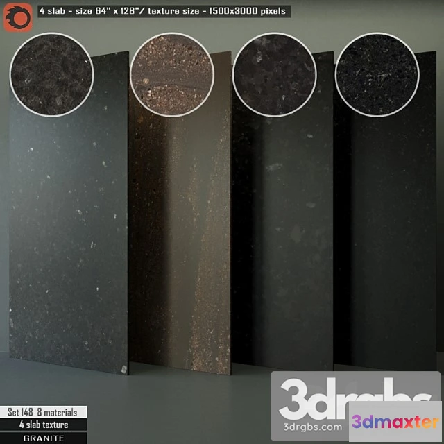 999664 - Granite slab set 148