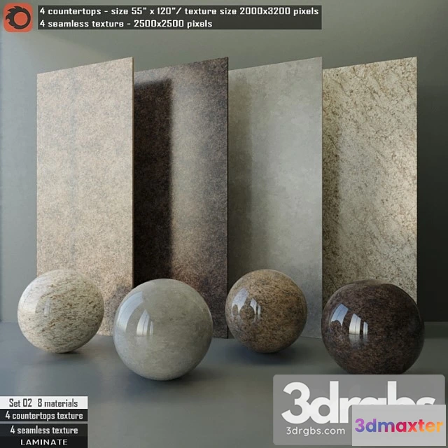 999676 - Laminate countertops & seamless texture set 02