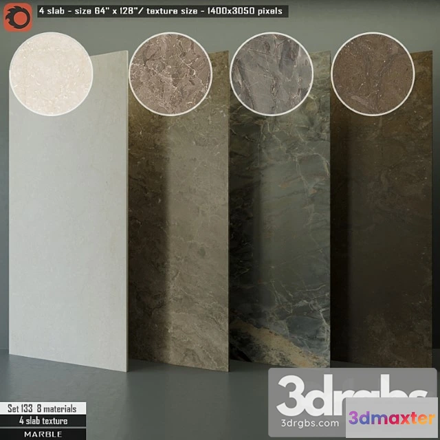 999748 - Marble slab set 133