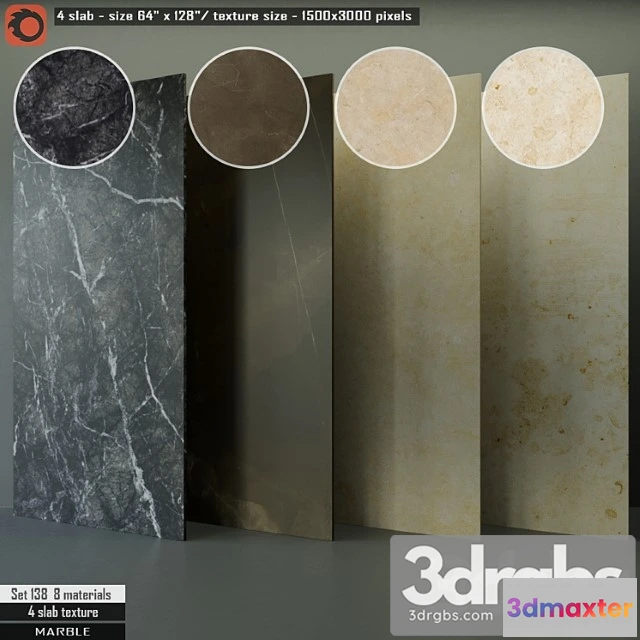 999752 - Marble slab set 138