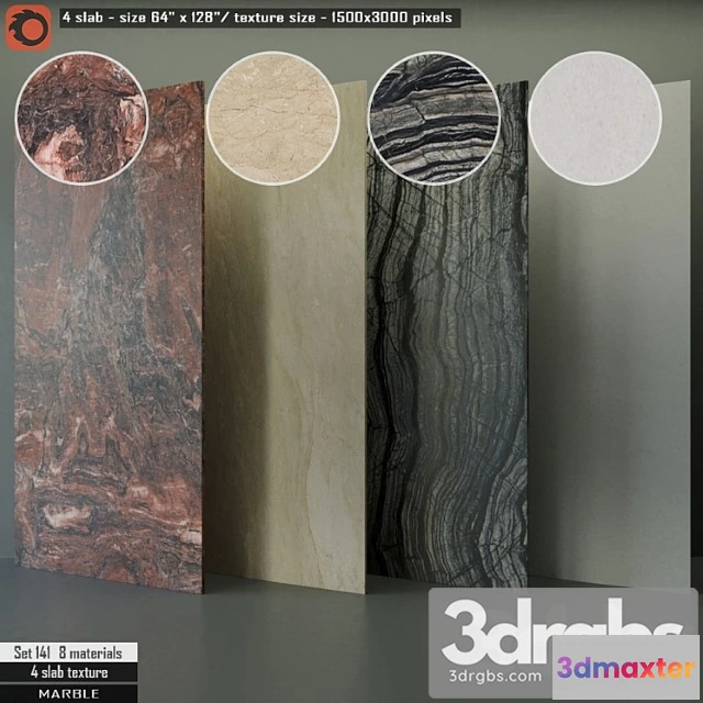 999756 - Marble slab set 141