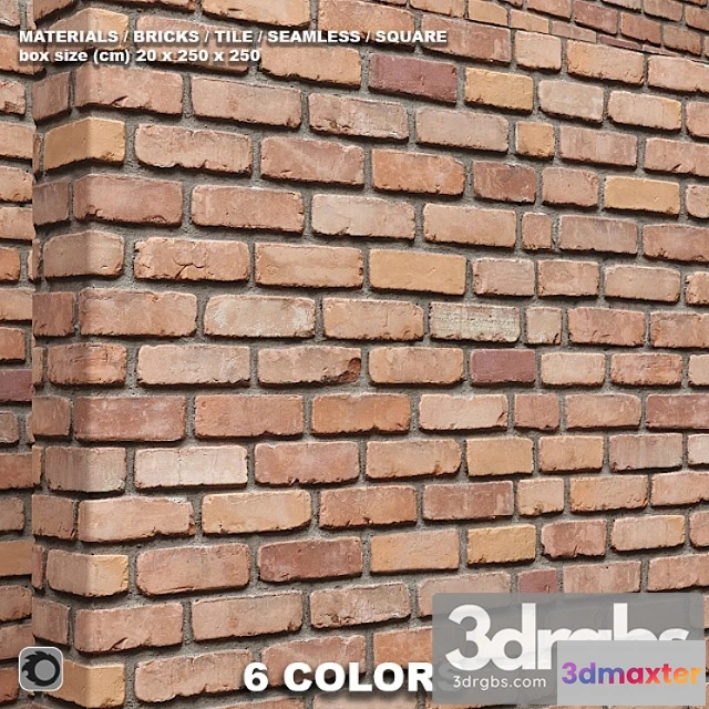 999784 - Material (seamless) - brick tile set 12