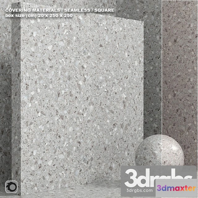 999814 - Material (seamless) - stone terrazzo quartzite set 122