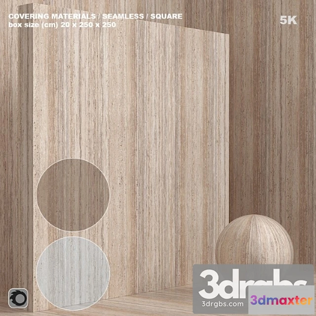 999816 - Material (seamless) - stone travertine set 111