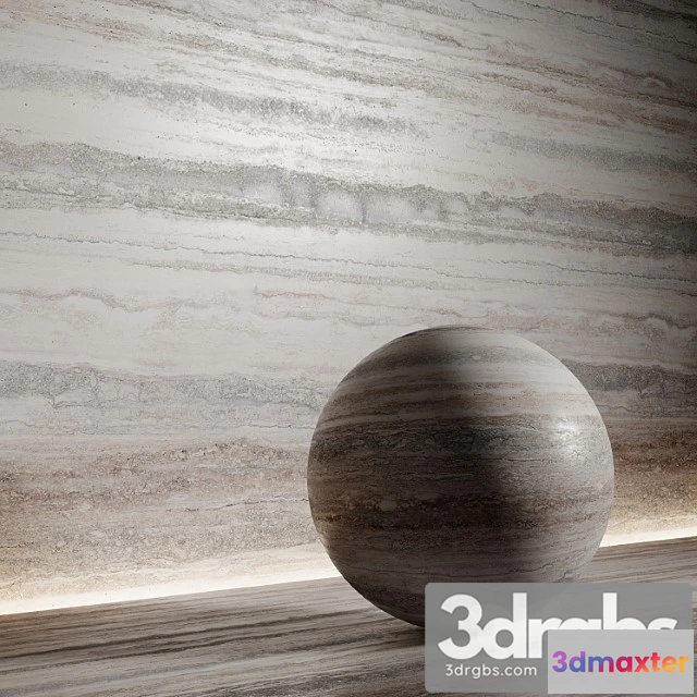 999834 - Material Stone Travertine 6 BPR Seamless
