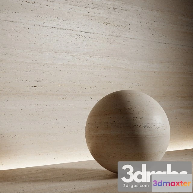 999976 - Stone Material Travertine 5 Pbr Seamless