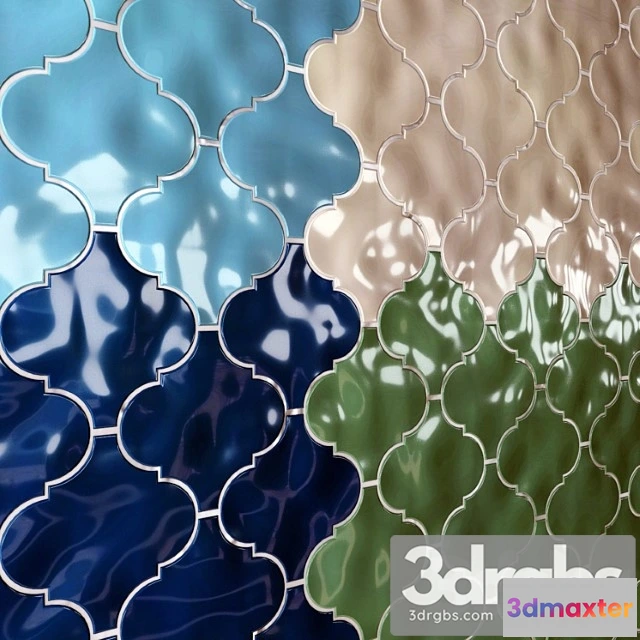 1000370 - Ceramic tile kerama marazzi arabesque majolica