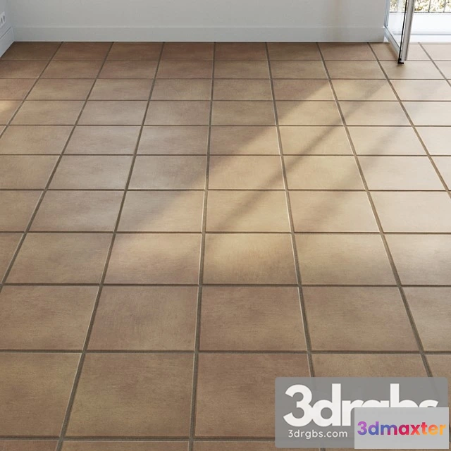 1000390 - Ceramic tile set 06 - natural terracotta