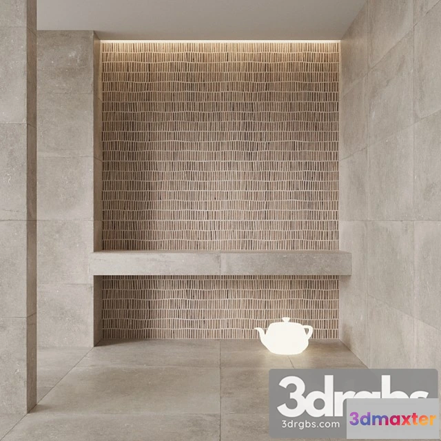 1000610 - Flaviker Nordik Stone Sand And Domino Sand Tile Set