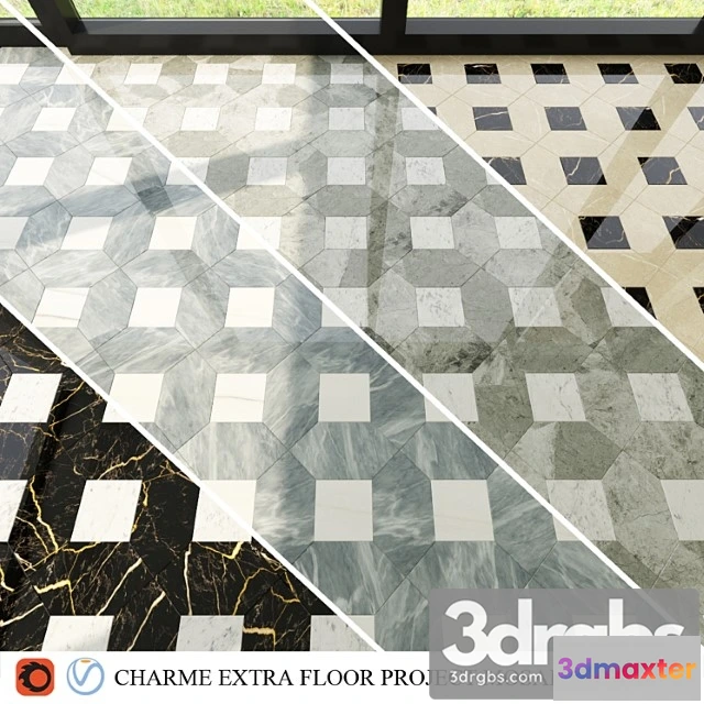 1000672 - Italon Charme Extra Floor Mosaico Poligon