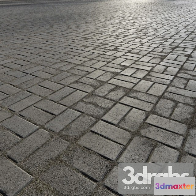 1000926 - Paving Bricks Gray