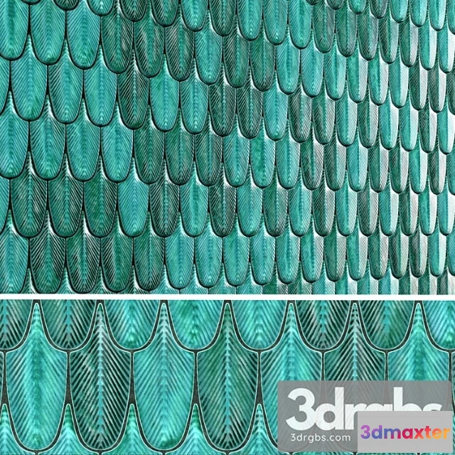 1000980 - Plumage Feather Mosaic Tiles