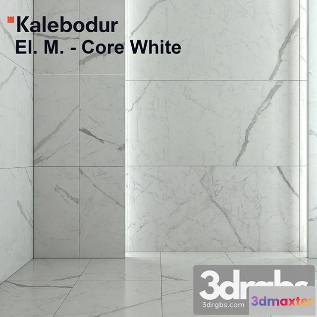 1001144 - Tile kale elegant marbles - core white