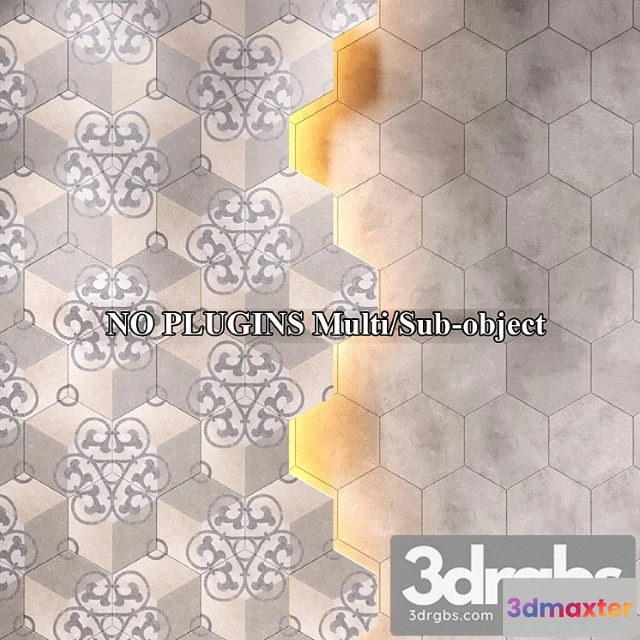 1001218 - Tile vives rift hexagono kunashir