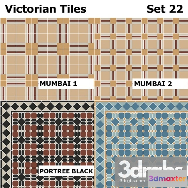 1001310 - Topcer Victorian Tiles Set 22