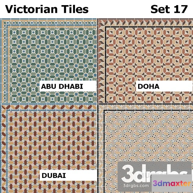 1055712 - Topcer victorian tiles set 17