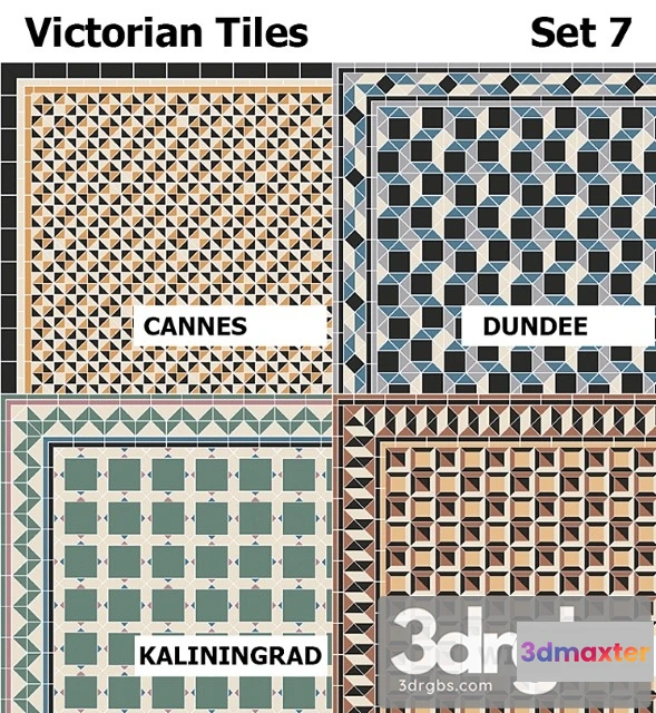1055728 - Topcer victorian tiles set7