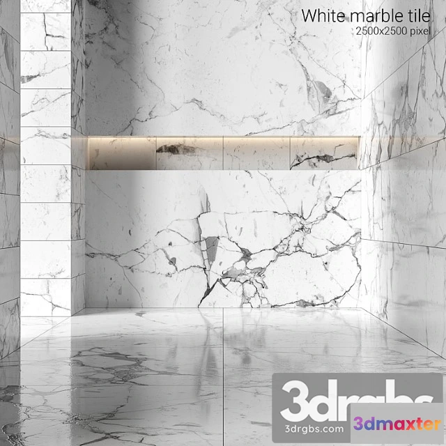 1055760 - White marble tiles 4