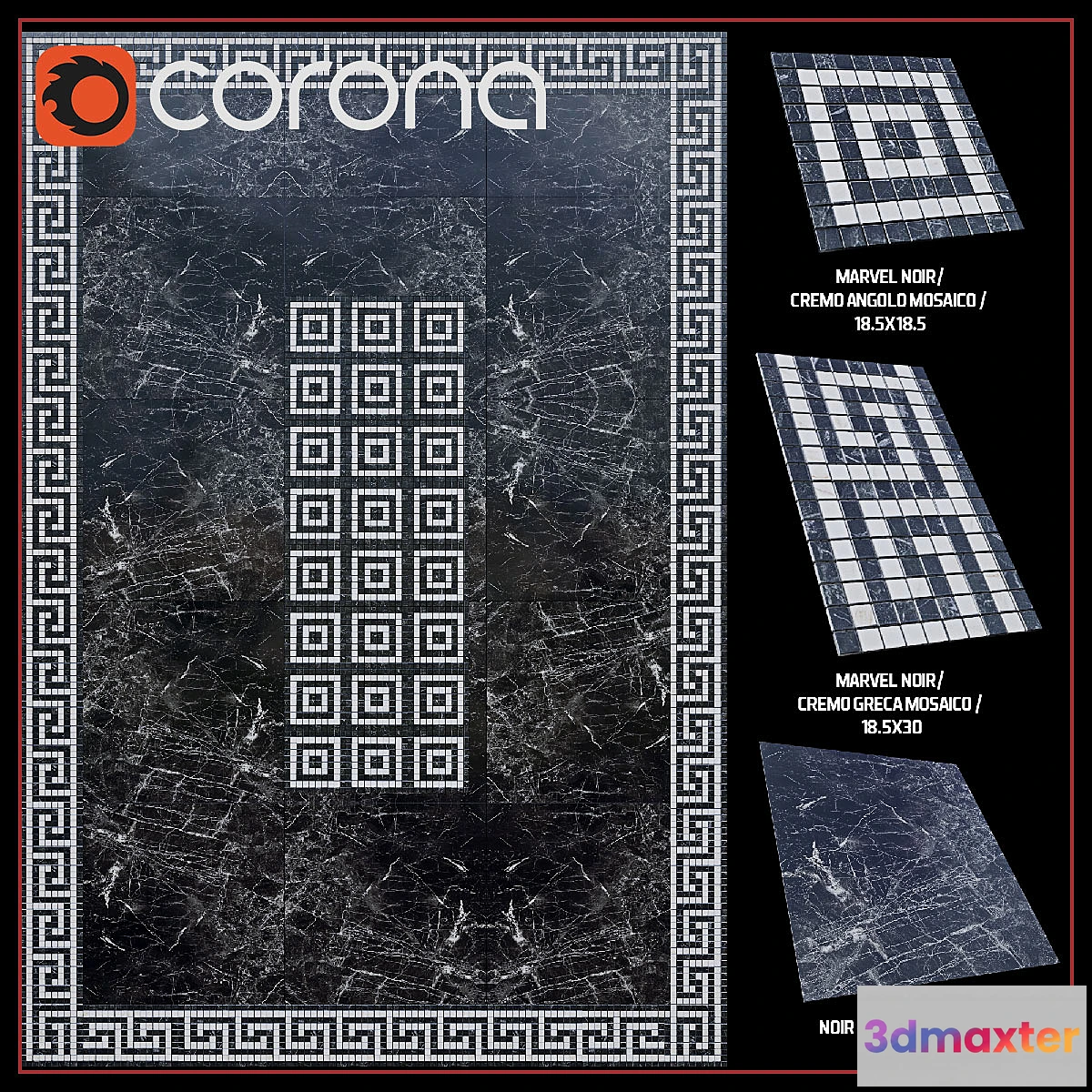 1281652 - Tile collection Marvel Pro Floor Design 3D Max