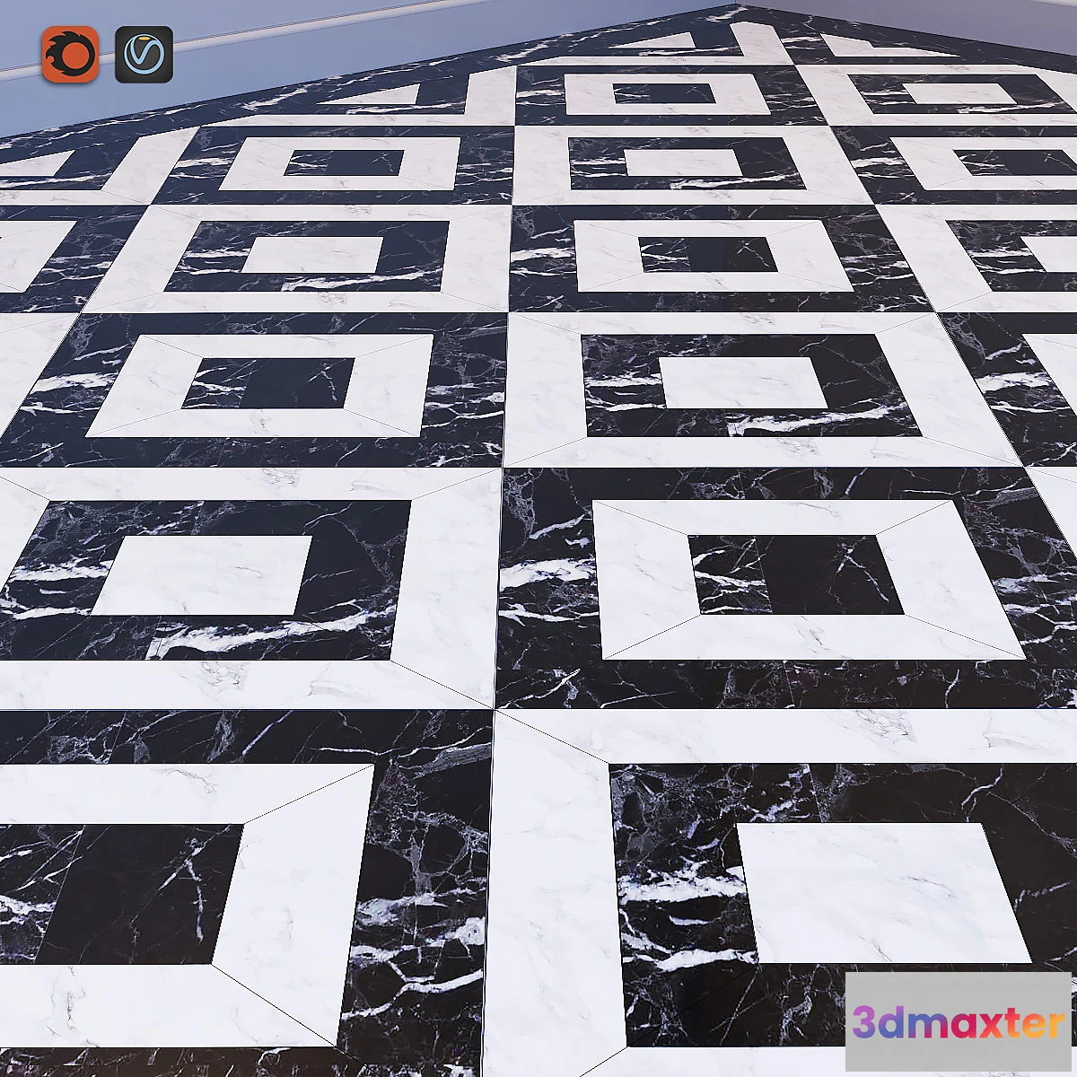 1289526 - Marble floor 3D Max