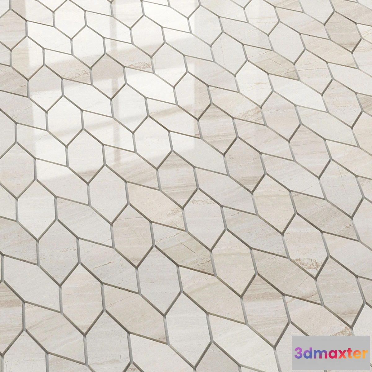 1294866 - Mosaic Villeroy & Boch Timbre Beige 3D Max