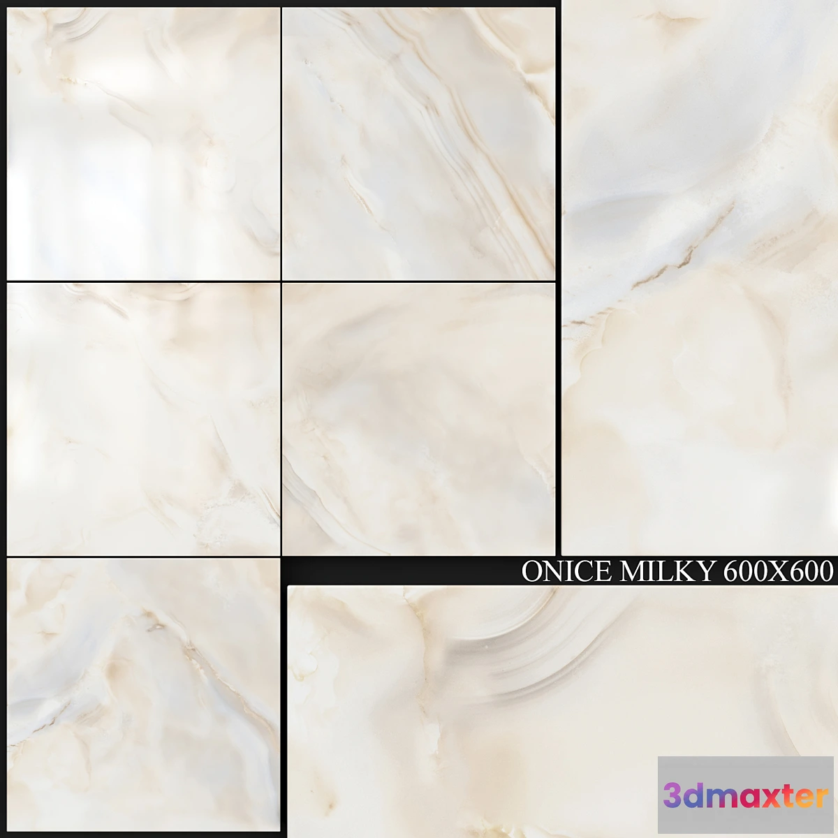 1295394 - Kerranova Onice Milky 600×600 3D Max
