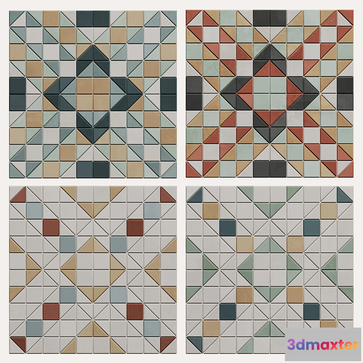 1295742 - Wow Tesserae Porcelain Tiles - No.2 3D Max
