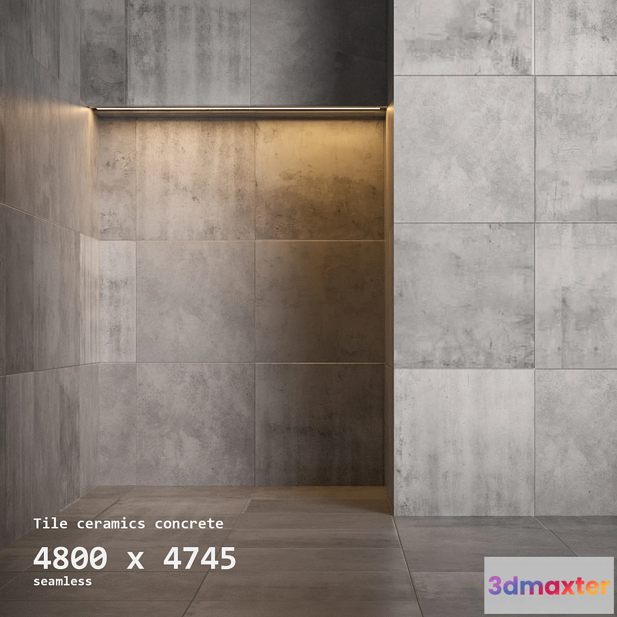 1299064 - Tile concrete 3D Max